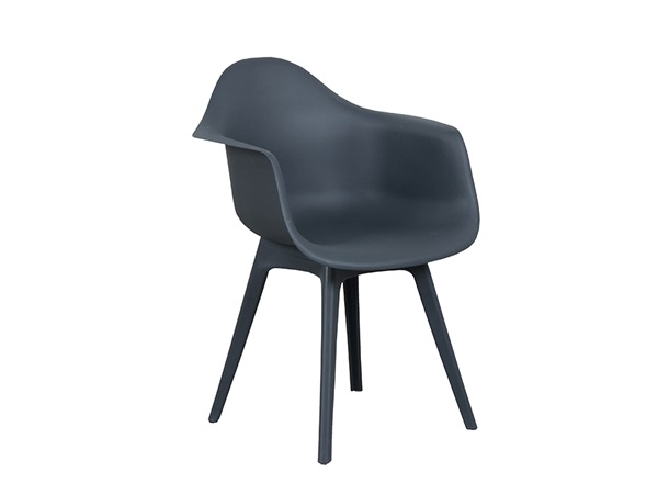 Resin  Solid Bucket Outdoor Dining Chair